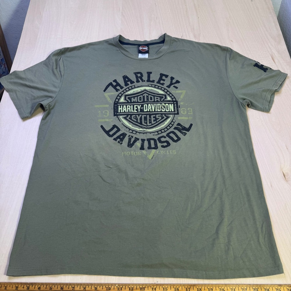 Harley Davidson Oconomowoc WI‎ Motor Cycles Graphic T Shirt Mens 2XL
